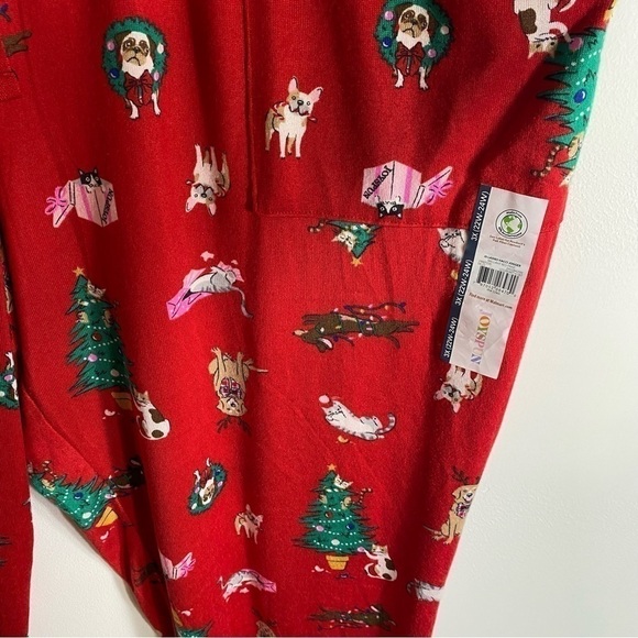 Dog Cat Christmas Sleep Pants NEW 3X Pug Cat Retriever Labrador Boston Terrier - Picture 4 of 7